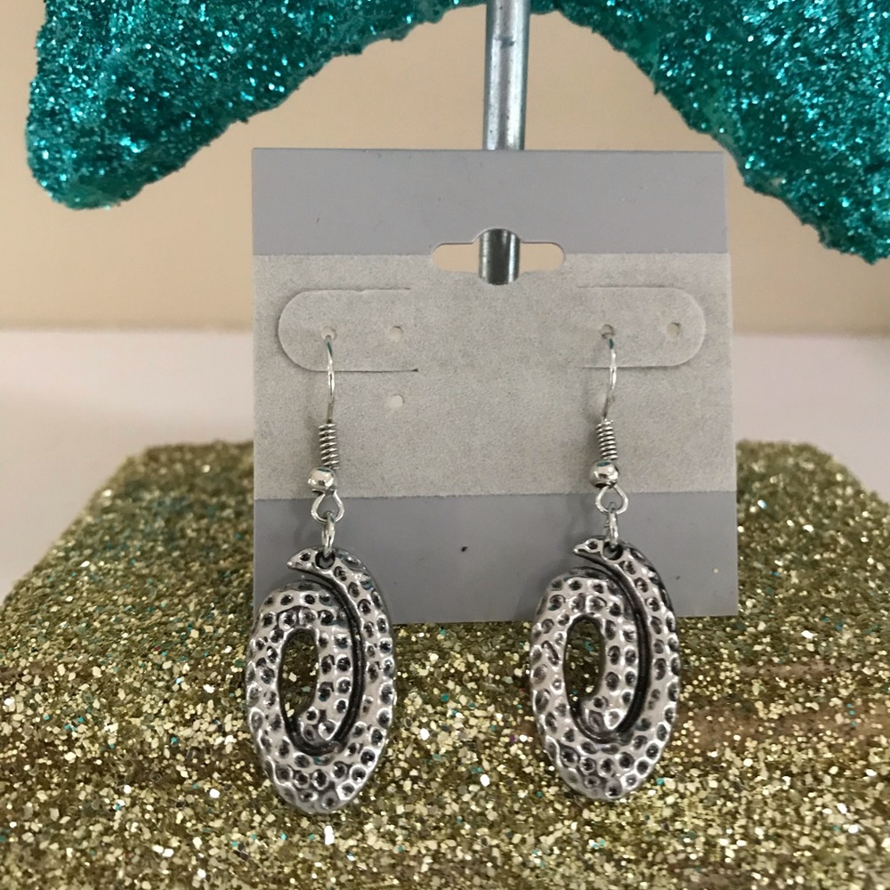 Gunmetal earrings